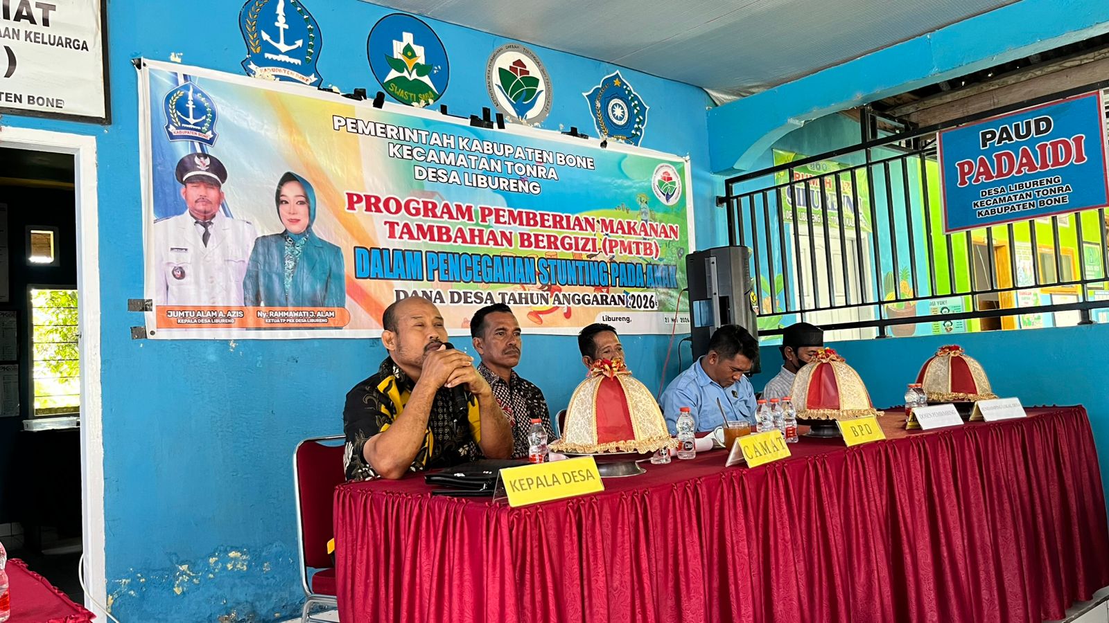 Pemdes Libureng Gelar Program Pemberian Makanan Tambahan Bergizi untuk Cegah Stunting